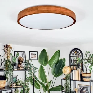 hofstein Sofo Plafonnier, Panel LED Blanc, 1 lumière, Télécommandes* Lampes Modernes