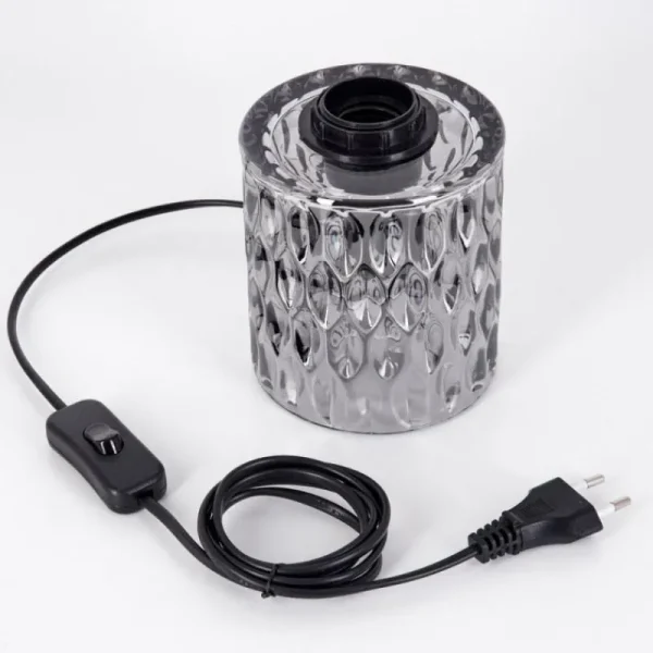 hofstein Sonhim Lampe à poser Fumée, Noir, 1 lumière* Lampes Modernes