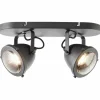 Luminaires Brilliant Spot Brilliant Carmen Noir, 2 lumières* Lampes En Verre