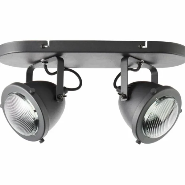 Luminaires Brilliant Spot Brilliant Carmen Noir, 2 lumières* Lampes En Verre