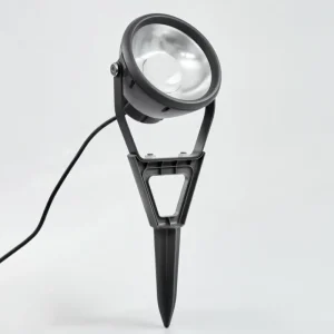 hofstein Spot de jardin Phniet LED Noir, 1 lumière, Télécommandes, Changeur de couleurs* Lampes Modernes