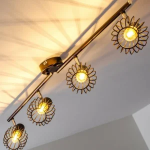 hofstein Spot de plafond Cancun Brun, 4 lumières* Lampes Modernes