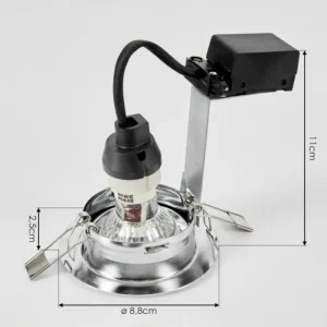 hofstein Spot encastrable Vibersviller LED Chrome, 1 lumière* Lampes Modernes