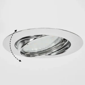 hofstein Spot encastrable Vibersviller LED Chrome, 1 lumière* Lampes Modernes
