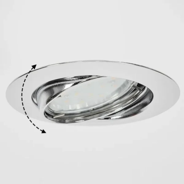 hofstein Spot encastrable Vibersviller LED Chrome, 1 lumière* Lampes Modernes