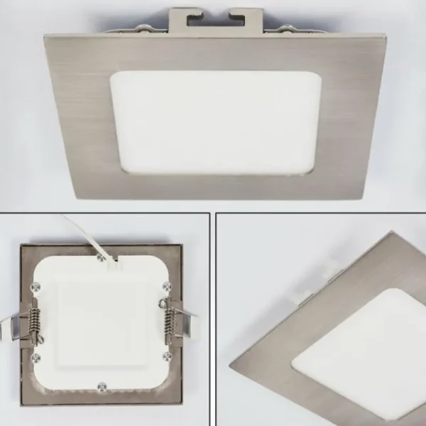 hofstein Spot encastrable Finsrud LED Nickel mat, 1 lumière* Lampes Modernes