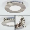 hofstein Spot encastrable Finsrud LED Nickel mat, 1 lumière* Lampes Modernes