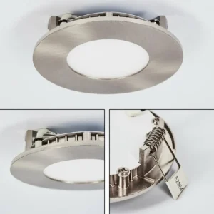 hofstein Spot encastrable Finsrud LED Nickel mat, 1 lumière* Lampes Modernes