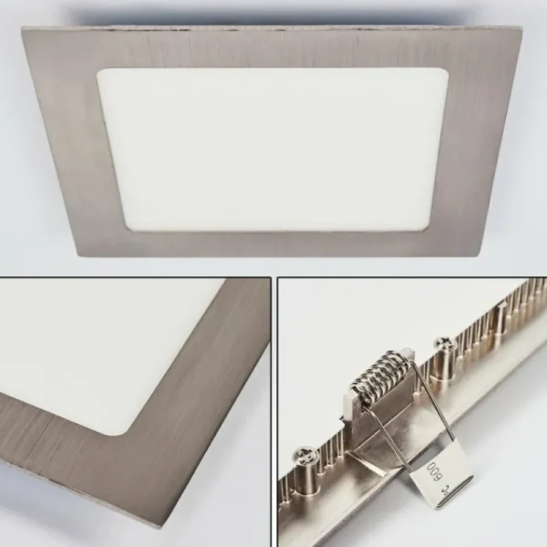 hofstein Spot encastrable Finsrud LED Nickel mat, 1 lumière* Lampes Modernes
