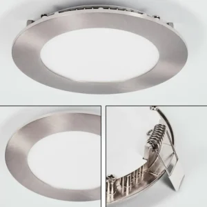 hofstein Spot encastrable Finsrud LED Nickel mat, 1 lumière* Lampes Modernes