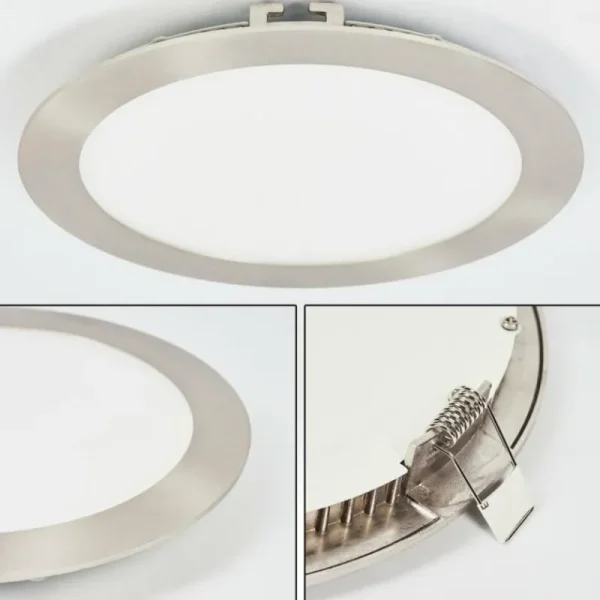 hofstein Spot encastrable Finsrud LED Nickel mat, 1 lumière* Lampes Modernes