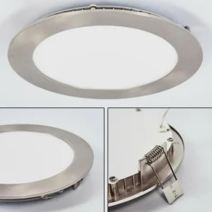 hofstein Spot encastrable Finsrud LED Nickel mat, 1 lumière* Lampes Modernes