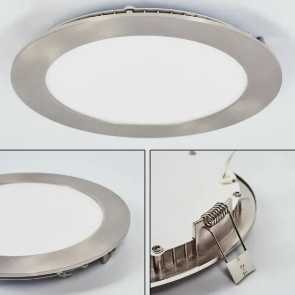 hofstein Spot encastrable Finsrud LED Nickel mat, 1 lumière* Lampes Modernes
