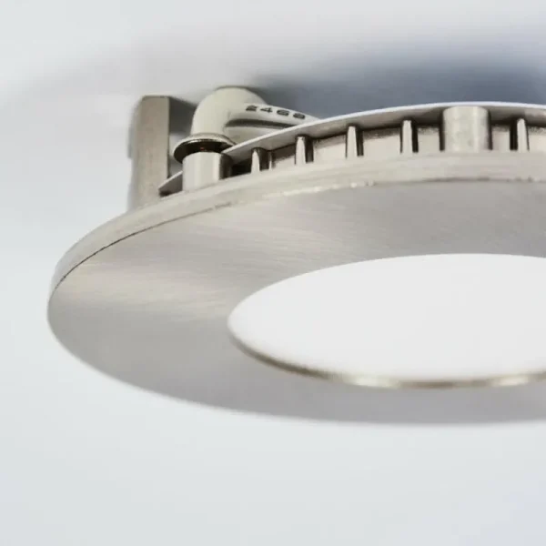 hofstein Spot encastrable Finsrud LED Nickel mat, 1 lumière* Lampes Modernes