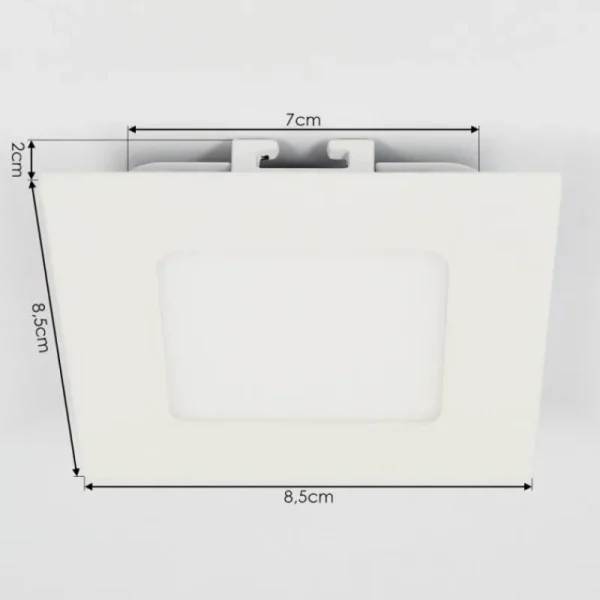 hofstein Spot encastrable Finsrud LED Blanc, 1 lumière* Lampes Modernes