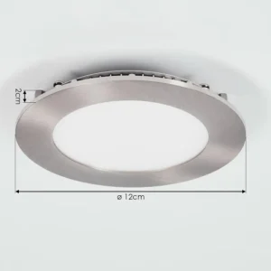 hofstein Spot encastrable Finsrud LED Nickel mat, 1 lumière* Lampes Modernes