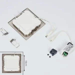 hofstein Spot encastrable Finsrud LED Nickel mat, 1 lumière* Lampes Modernes