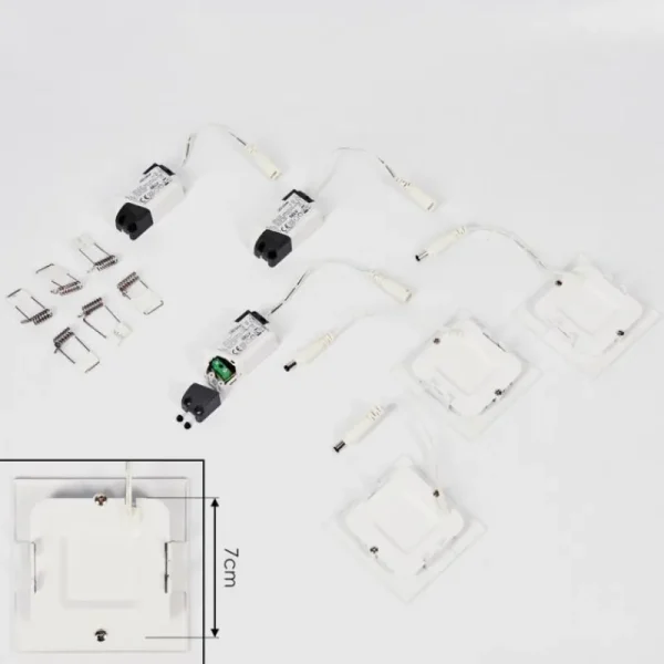 hofstein Spot encastrable Finsrud LED Blanc, 1 lumière* Lampes Modernes