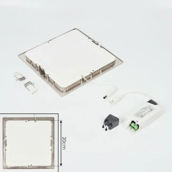 hofstein Spot encastrable Finsrud LED Nickel mat, 1 lumière* Lampes Modernes
