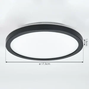 hofstein Spot encastrable Pawcatuck LED Noir, Blanc, 1 lumière* Lampes Modernes