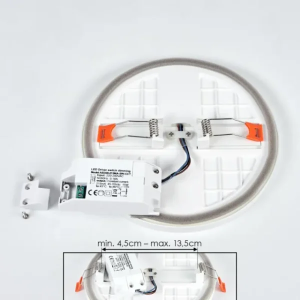 hofstein Spot encastrable Pawcatuck LED Blanc, 1 lumière* Lampes Modernes