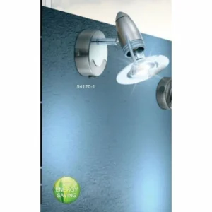 Luminaires Globo Lighting Spot Globo FRANCES I Chrome, Acier inoxydable, Nickel mat, 1 lumière* Lampes En Verre