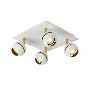 Luminaires Lucide Spot Lucide BINARI LED Blanc, 1 lumière* Lampes En Verre