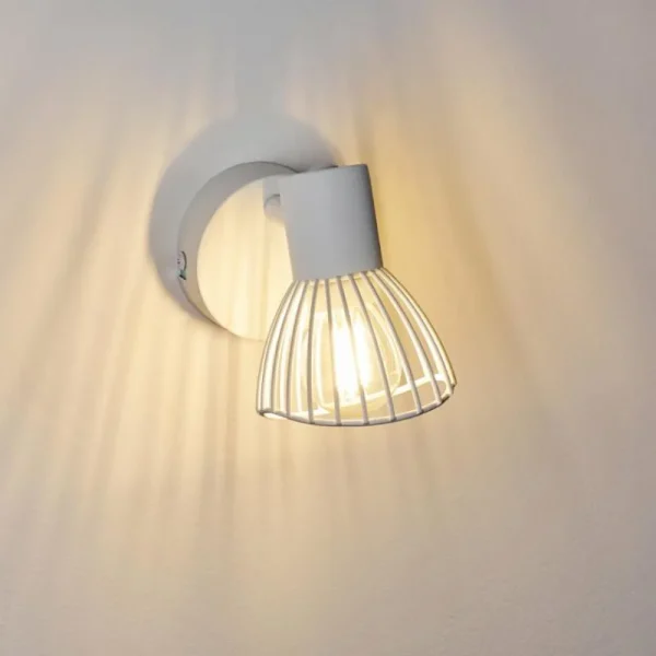 hofstein Spot mural Holbol Blanc, 1 lumière* Lampes Modernes