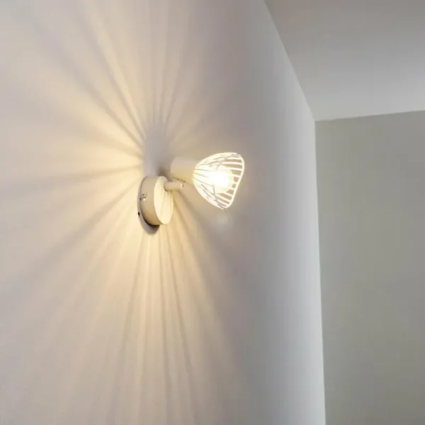 hofstein Spot mural Holbol Blanc, 1 lumière* Lampes Modernes
