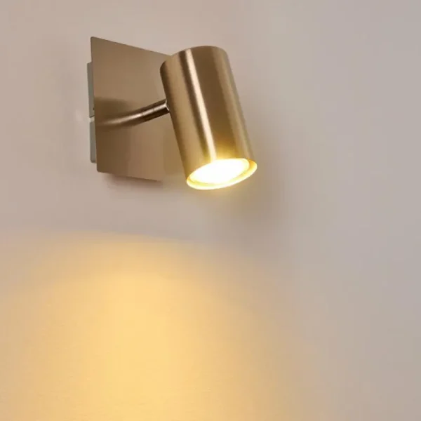 hofstein Spot mural Zuoz Nickel mat, 1 lumière* Lampes Modernes