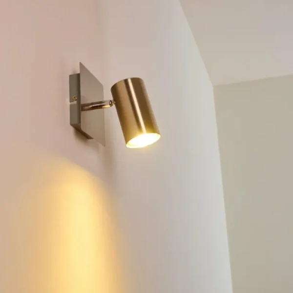 hofstein Spot mural Zuoz Nickel mat, 1 lumière* Lampes Modernes