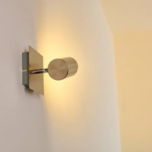 hofstein Spot mural Zuoz Nickel mat, 1 lumière* Lampes Modernes