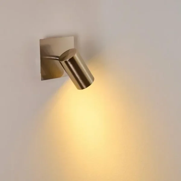 hofstein Spot mural Zuoz Nickel mat, 1 lumière* Lampes Modernes