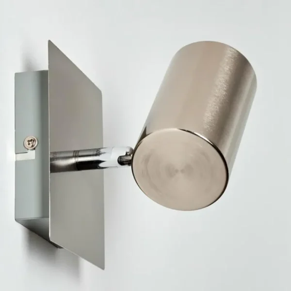 hofstein Spot mural Zuoz Nickel mat, 1 lumière* Lampes Modernes