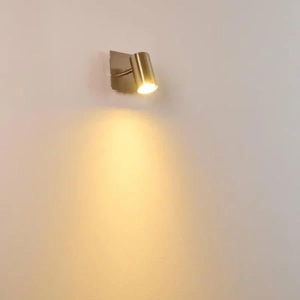 hofstein Spot mural Zuoz Nickel mat, 1 lumière* Lampes Modernes