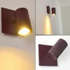 hofstein Spot mural Zuoz Rouille, 1 lumière* Lampes Modernes