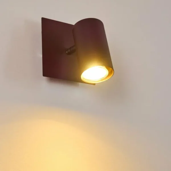 hofstein Spot mural Zuoz Rouille, 1 lumière* Lampes Modernes