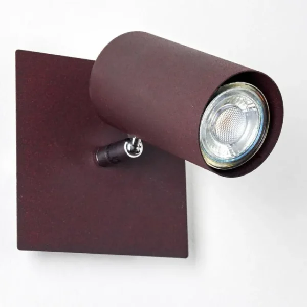 hofstein Spot mural Zuoz Rouille, 1 lumière* Lampes Modernes