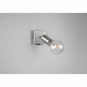 Luminaires Reality Spot Reality Vannes Nickel mat, 1 lumière* Lampes En Verre