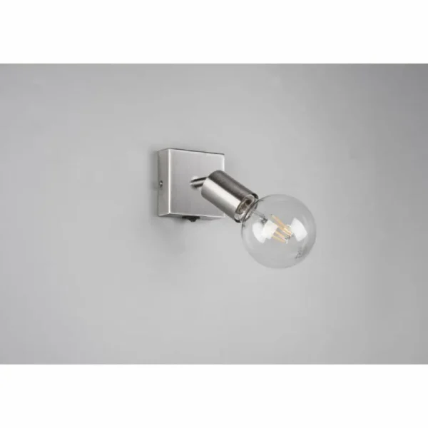 Luminaires Reality Spot Reality Vannes Nickel mat, 1 lumière* Lampes En Verre