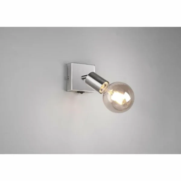 Luminaires Reality Spot Reality Vannes Nickel mat, 1 lumière* Lampes En Verre
