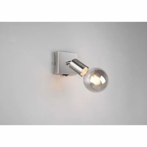 Luminaires Reality Spot Reality Vannes Nickel mat, 1 lumière* Lampes En Verre