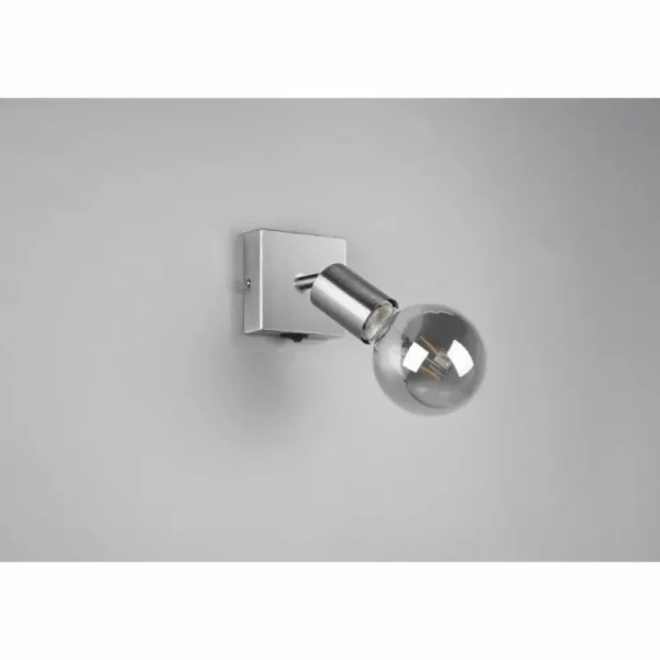 Luminaires Reality Spot Reality Vannes Nickel mat, 1 lumière* Lampes En Verre