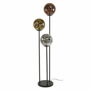 hofstein Stellar Lampadaire Anthracite, 3 lumières* Lampes En Verre