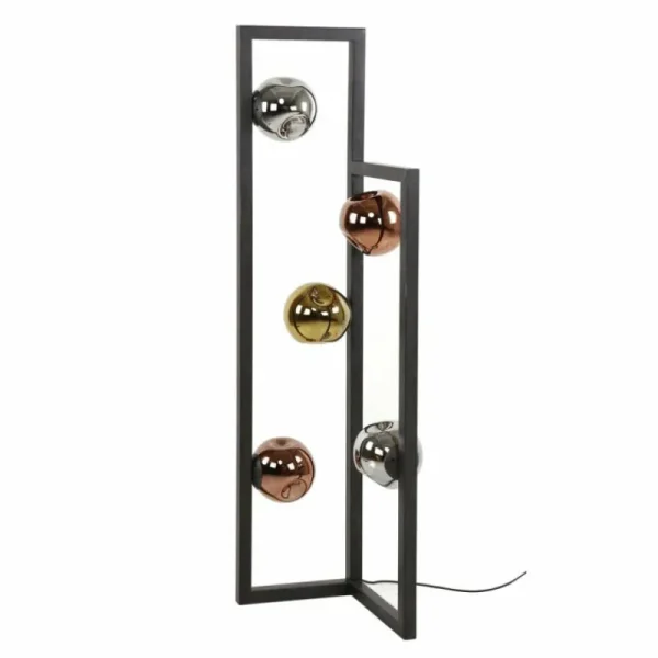hofstein Stellar Lampadaire Anthracite, 5 lumières* Lampes En Verre