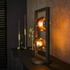 hofstein Stellar Lampe à poser Anthracite, 2 lumières* Lampes En Verre
