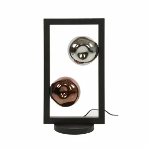 hofstein Stellar Lampe à poser Anthracite, 2 lumières* Lampes En Verre