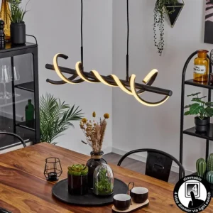 hofstein Suspension Alvarim LED Noir, 1 lumière* Lampes Modernes