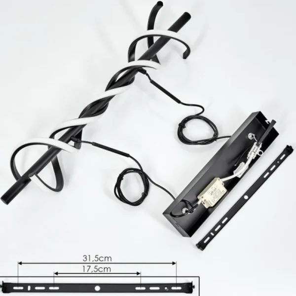 hofstein Suspension Alvarim LED Noir, 1 lumière* Lampes Modernes