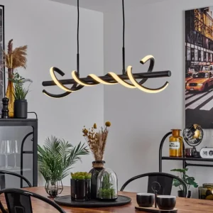 hofstein Suspension Alvarim LED Noir, 1 lumière* Lampes Modernes